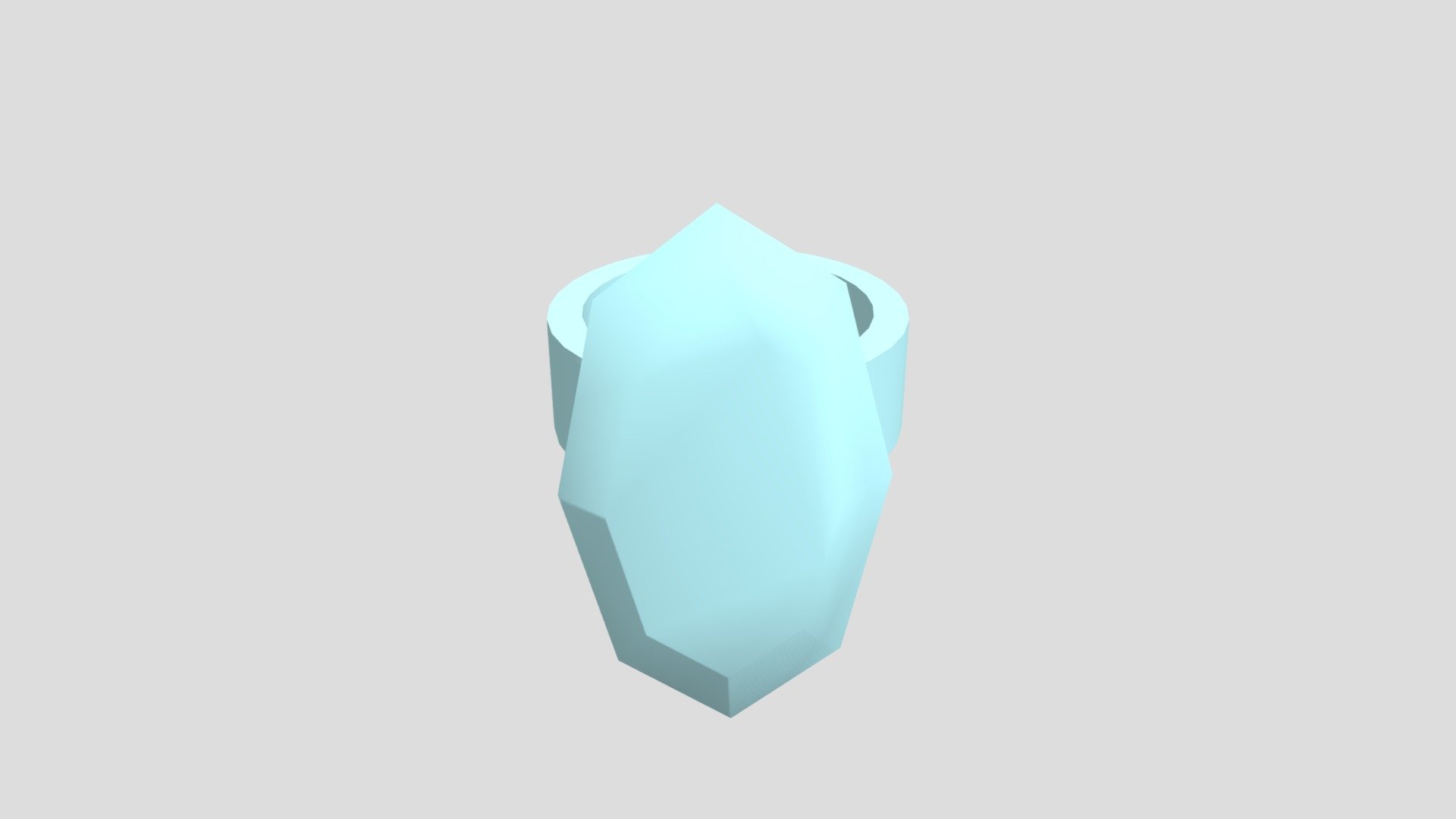 Diamond Ring - 3D model by Sabrina García (@sabrg) [1412c9e] - Sketchfab