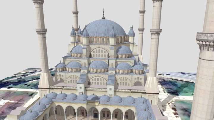 Sabanci Central Mosque 3D Model