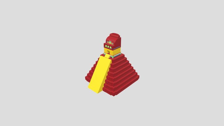 Templo del Gran Jaguar 3D Model