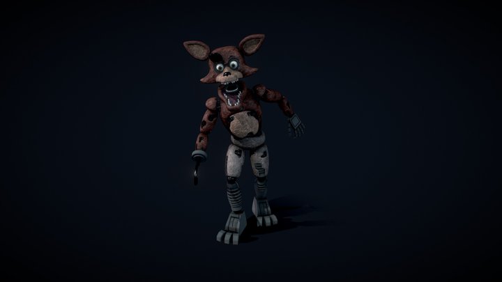 (Disowned) FNaF/Page 1 - Foxy The Pirate Fox 3D Model