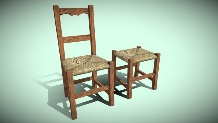 Fisherman Chair 3D Model
