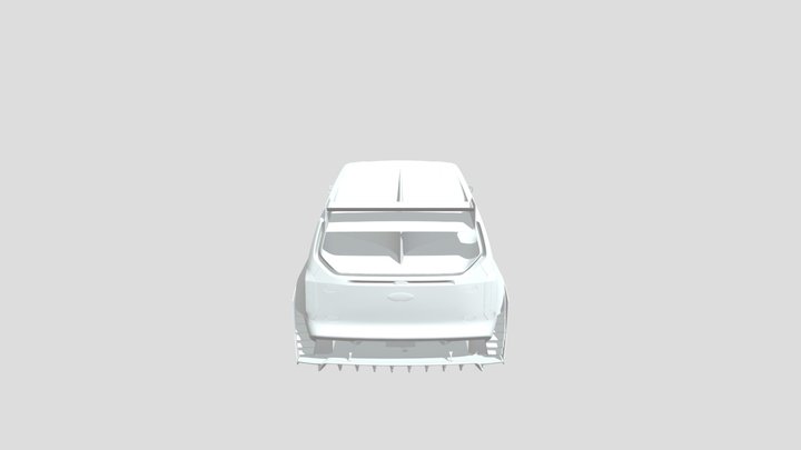Ford Transit SuperVan 4 Electic 3D Model