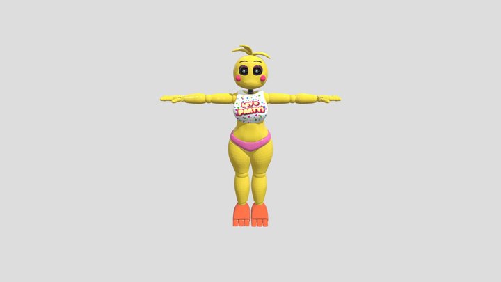 normal Love taste toy chica V3 best 3D Model