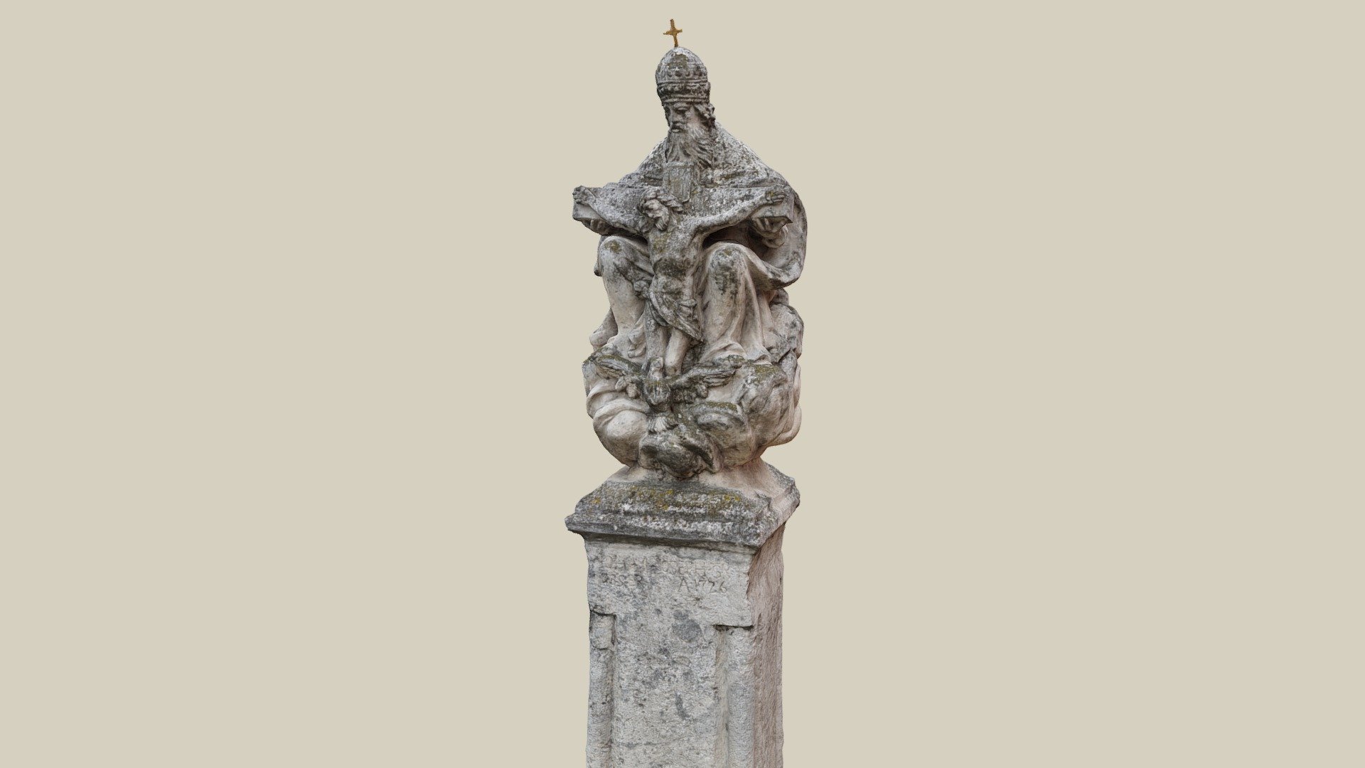 Dreifaltigkeitssäule — Sketchfab embed 3D viewer