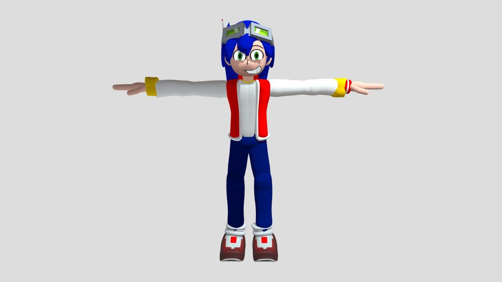 Human Sonic (NexusSpeedster Remodel)