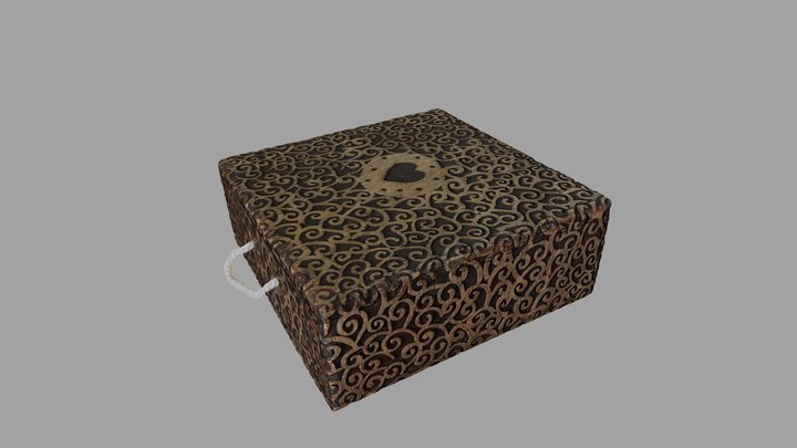 Engraved Jewelry Box 3D Model