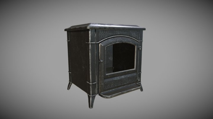 Old Fireplace – Gratis 3D-model STL