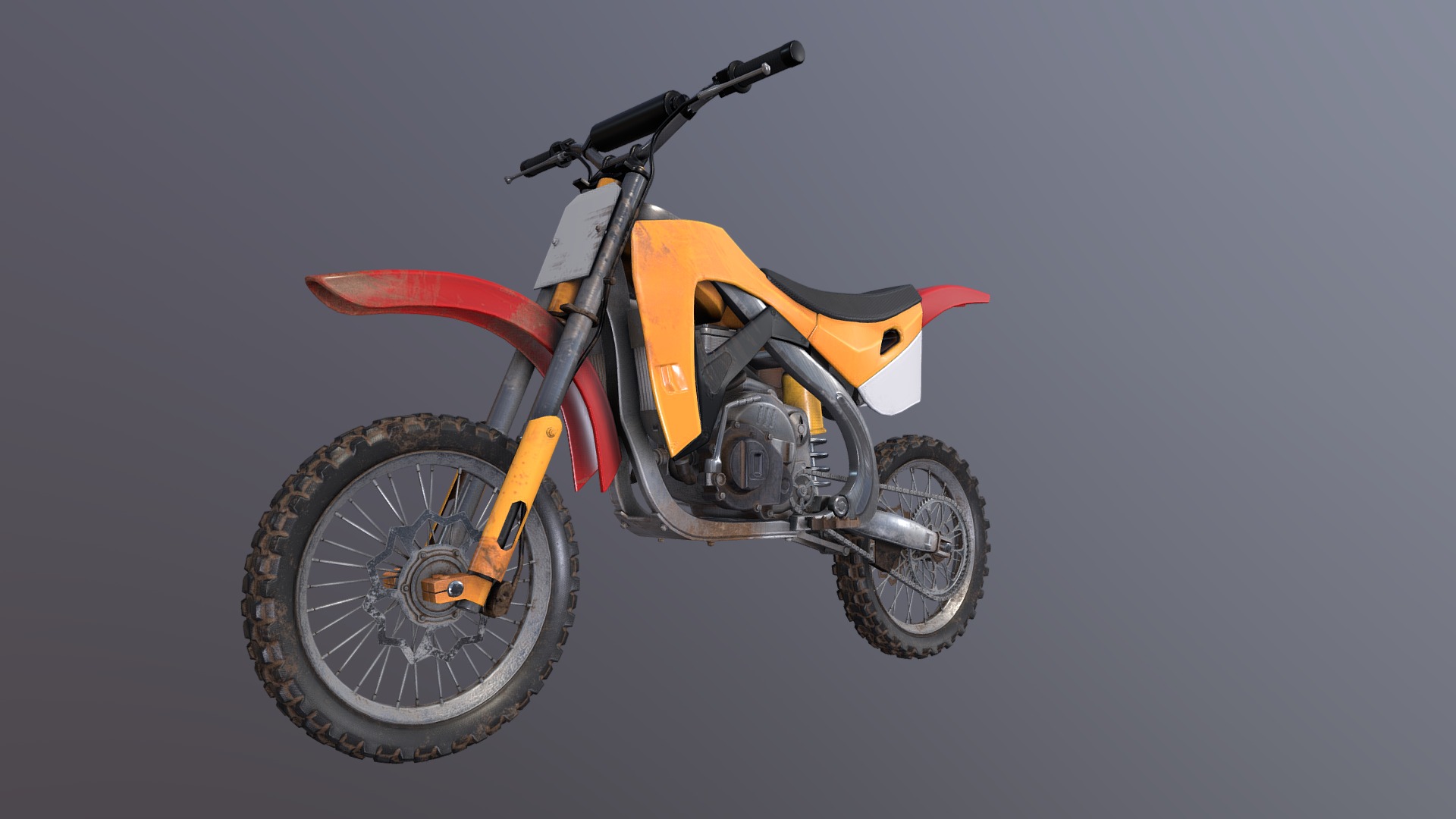 3D model CROSS Bikes - This is a 3D model of the CROSS Bikes. The 3D model is about a motorcycle with a large wheel.