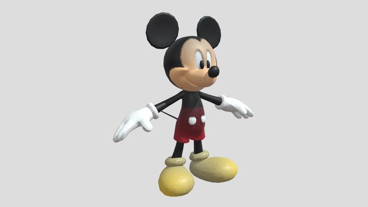 Mickey Mouse Clubhouse type Mickey 3D Model