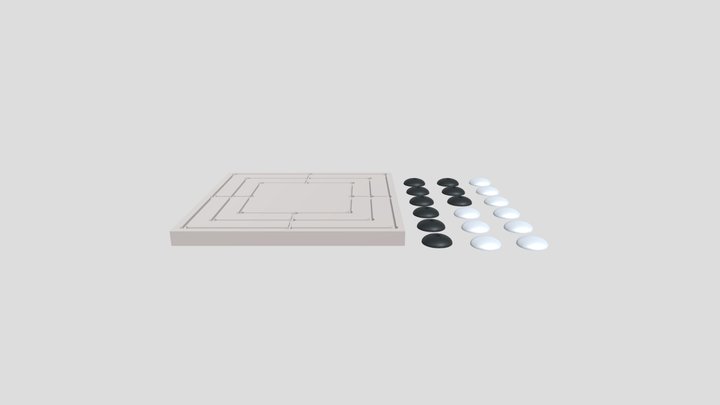 tablero juego romano_Adriana&Ramón 3D Model