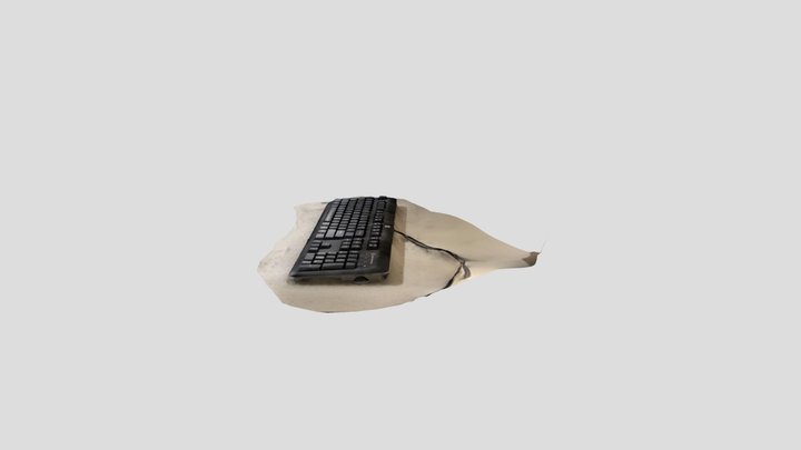 HP Keyboard with Smart Card Terminal KUS1206 3D Model