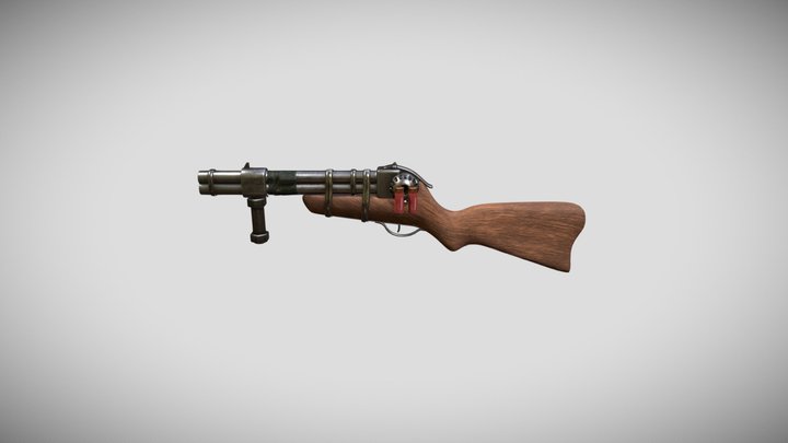 Fictional Shotgun 3D Model