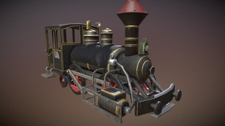 Locomotive Sketchfab 3D Model