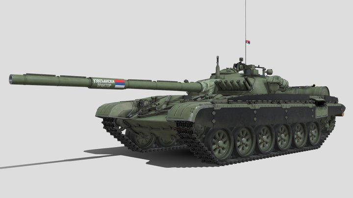 1984 Đuro Đaković M-84 3D Model