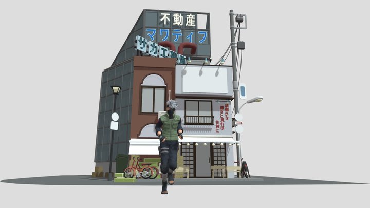 Hatake Kakashi - Japan House 3D Model