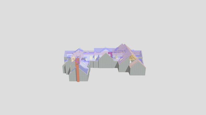 218762AH, Roof Sequence C & D, Ashley House 3D Model