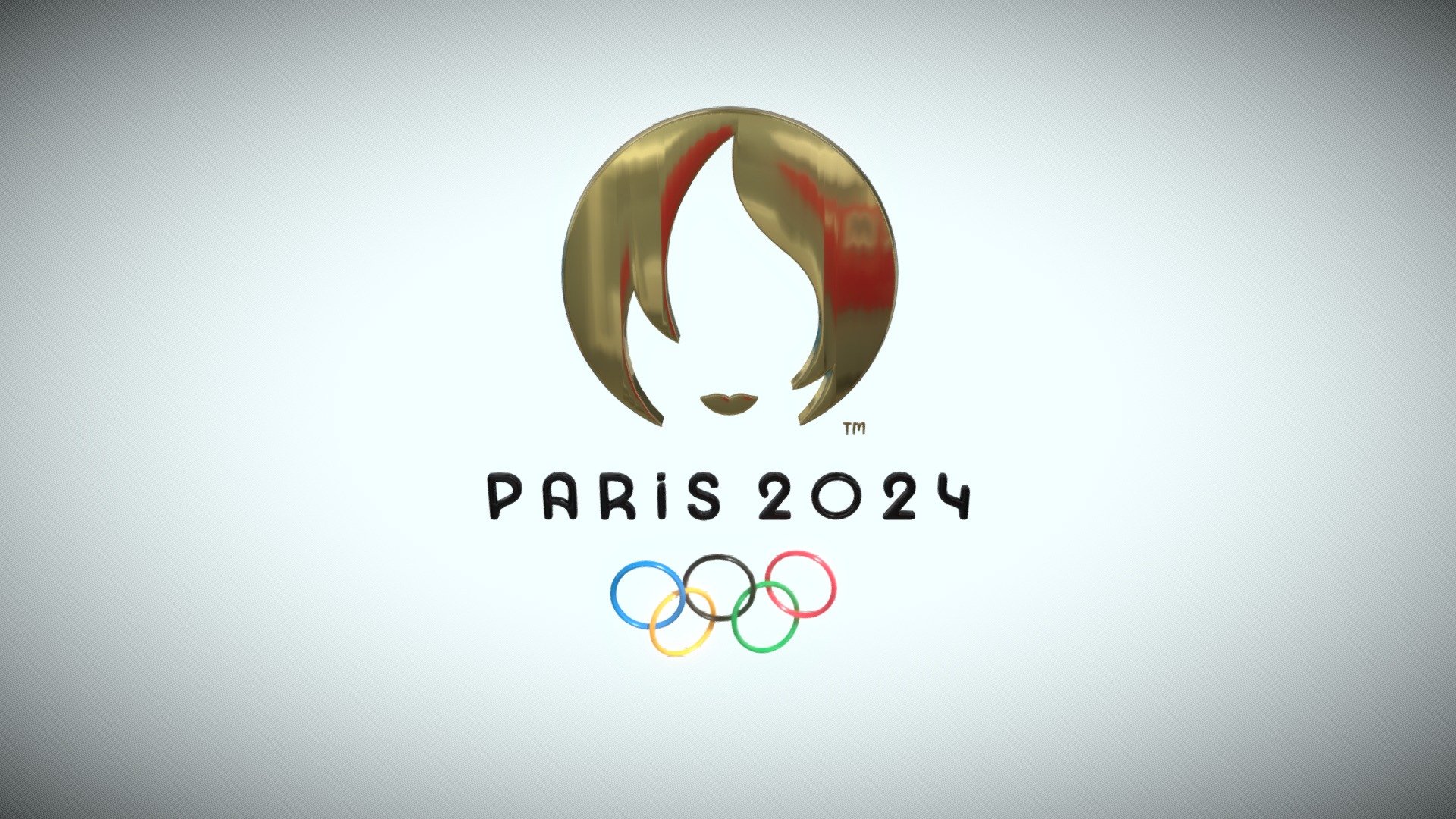 2024 Summer Olympics 3D Logo Download Free 3D model by Ярослав