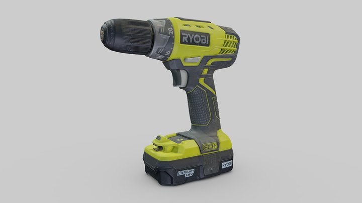 RYOBI Drill Space Spider 3D Model