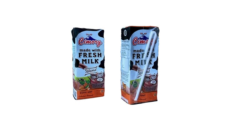 Almond Flavour Milk (Scaniverse) – Kostenloses 3D-Modell STL