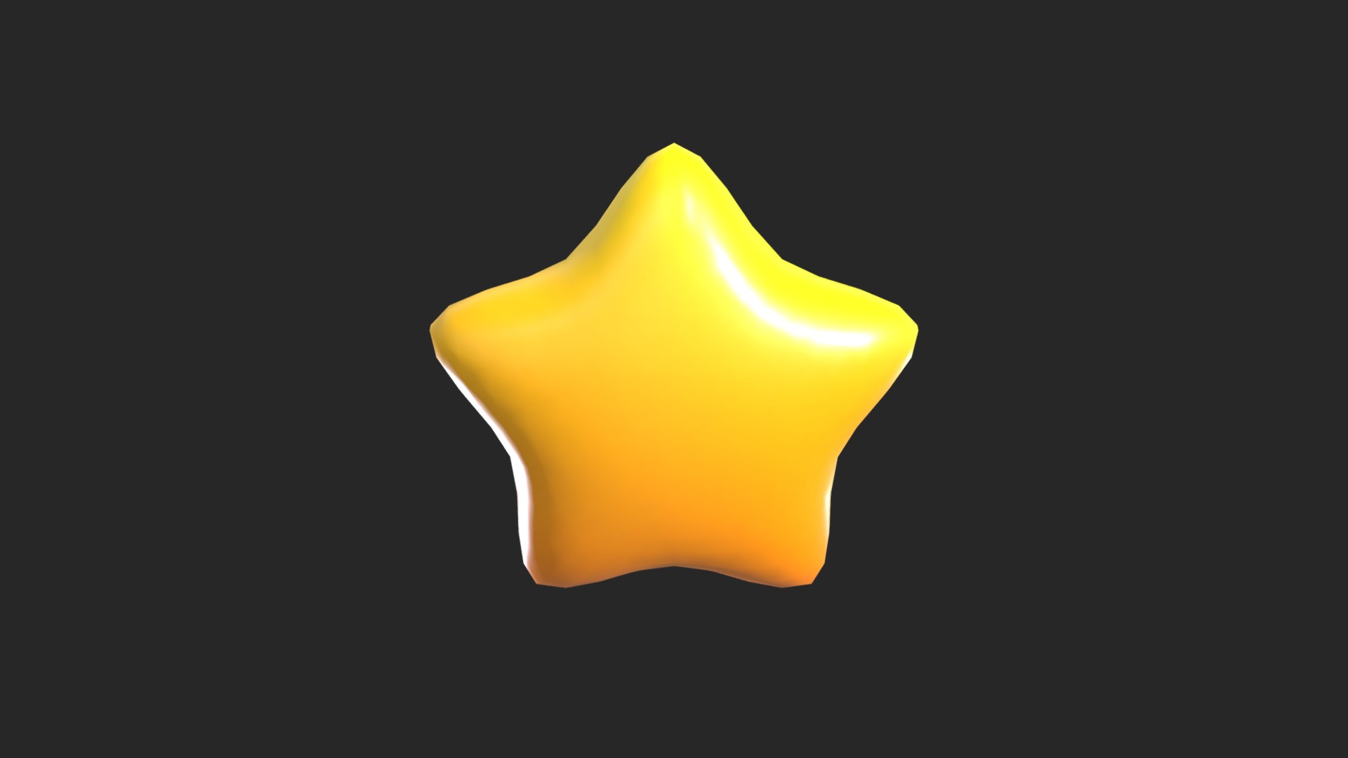 3D model Round Star - This is a 3D model of the Round Star. The 3D model is about icon.