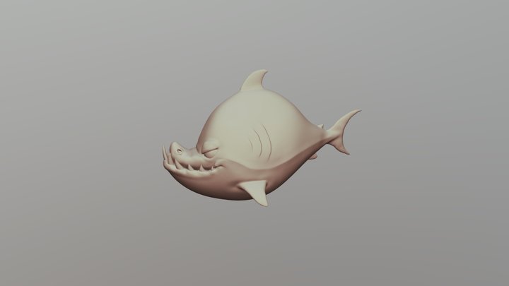 Exercise - for CG Cookie - Sculpting a Shark 3D Model