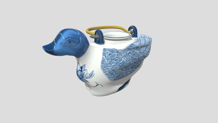 Ducky Teapot 3D Model