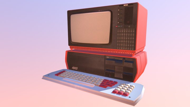 Agat 7 (soviet computer) 3D Model