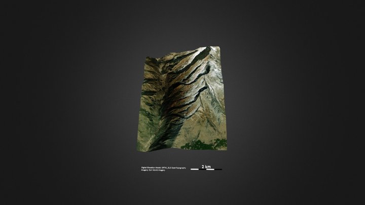四姑娘山（三姑娘峰） – Free 3D Model STL
