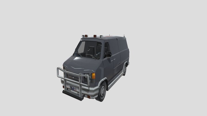 b team van (burnout 3) – Modello 3D gratuito STL