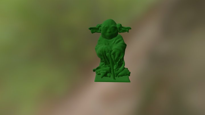 Yoda Statue (scan) 3D Model