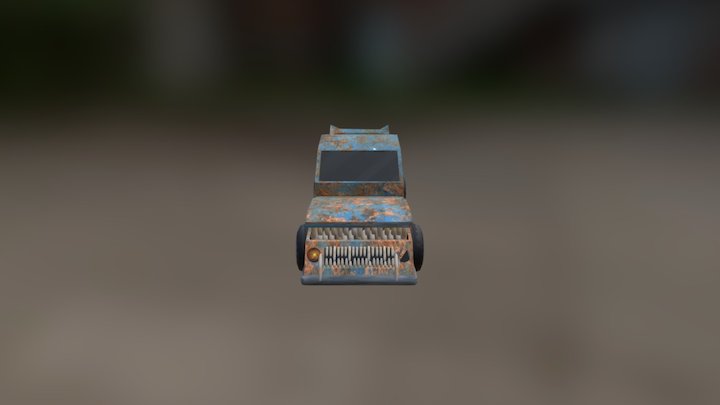Biting Monster Truck 3D Model