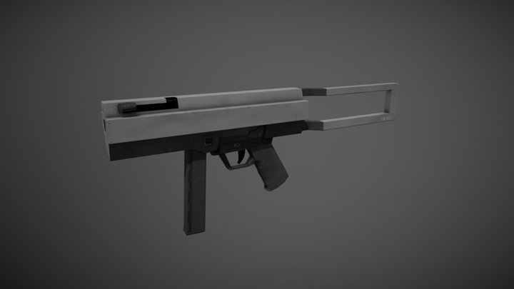 Sci Fi Gun 3D Model