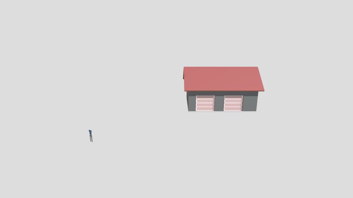 Garasje 3D Model