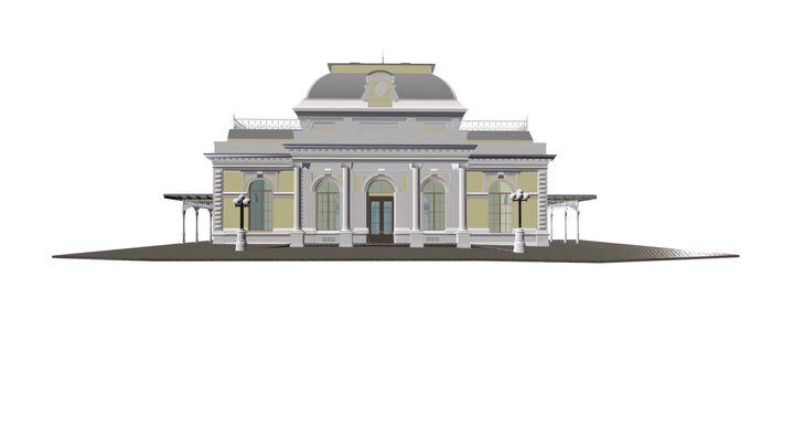 Gödöllő Királyi Váró 3D Model