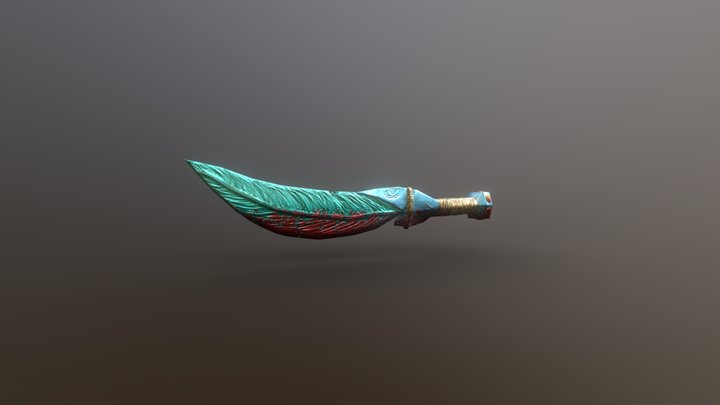 Sky's Feather 3D Model