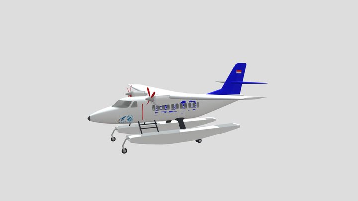 N-219 Amphibious 3D Model