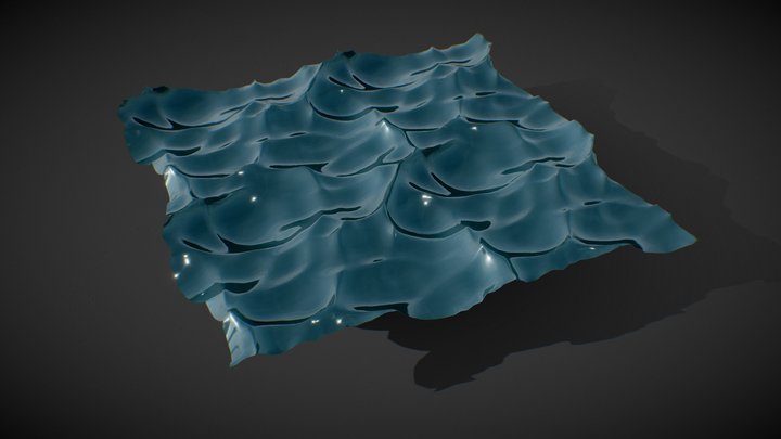 water waves 3D Model