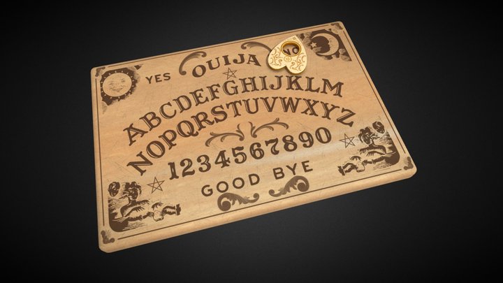 Tablero Ouija y Planchette Modelo 3D $13 - .unknown .max .fbx .obj - Free3D