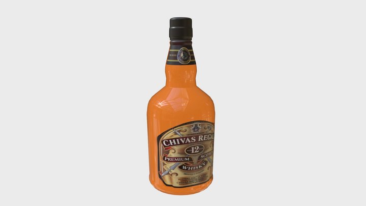 Chivas Regal whiskey 3D Model