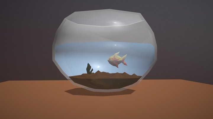 Fish Bowl 3D Model