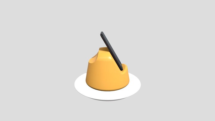 A *Light* Snack: A Flan-Inspired Cradle 3D Model