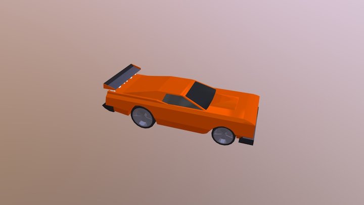 Muscle Car Mesh 3D Model