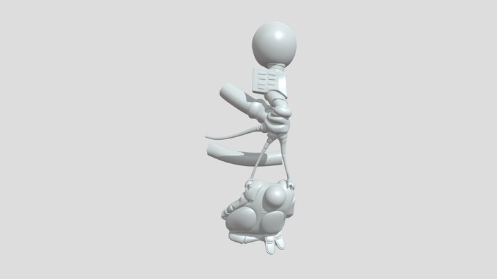 Intricate stone relief sculpture 3D Model