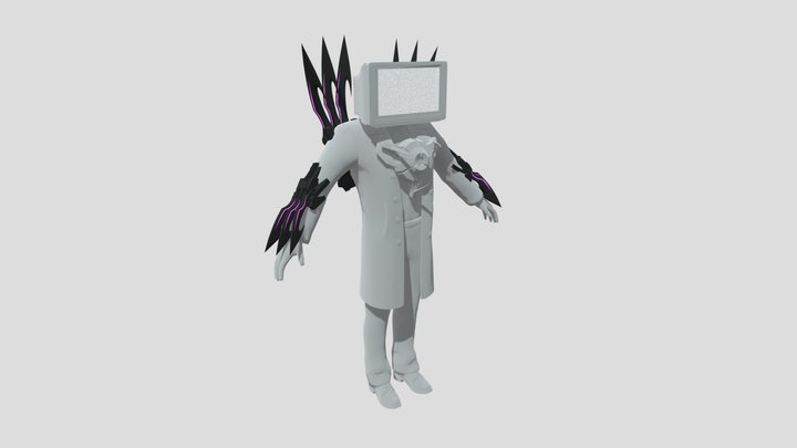 TITAN TV MAN 3D Model
