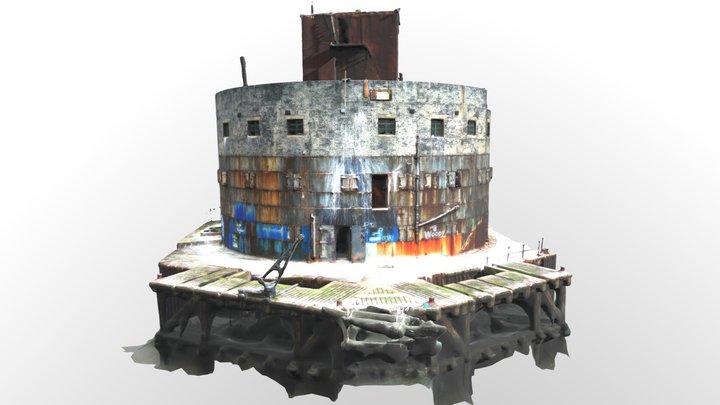 (VR Ready) Haile Sand Fort - River Humber 3D Model