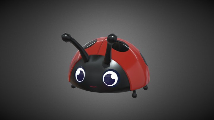 Free lowpoly ladybug