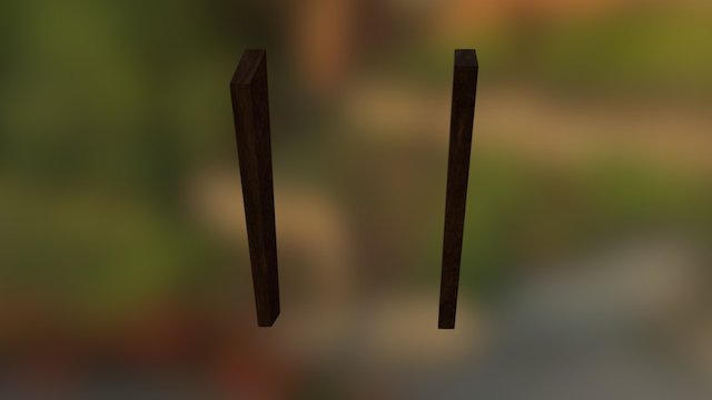 Side of the stairs holder 3D Model
