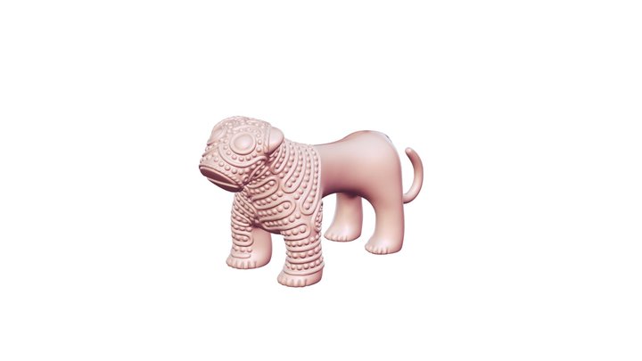 lion_print_3 3D Model