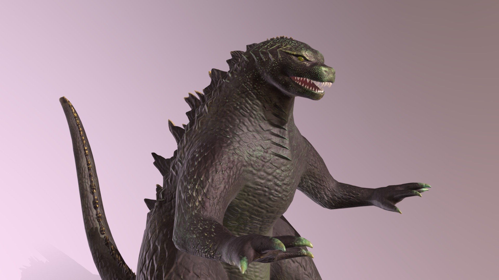 Godzilla Download Free 3D model by Tanya_Ekberg [14311f6] Sketchfab