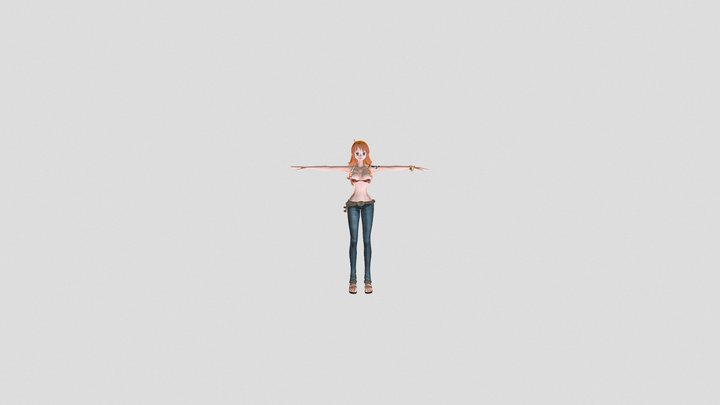 OnePiece - Nami 3D Model